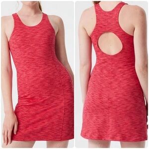 Outdoor Voices Flow Circle Back Dress In Rose Garden Size Medium